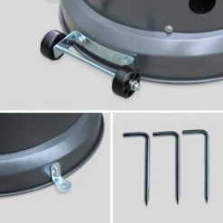 Chauffage D'extérieur Gaz 12.5kw - Finland - Parasol Chauffant Gris. Réglable. Porte En Façade Et Roulettes 15 Chauffage D'extérieur Gaz 12.5kw - Finland - Parasol Chauffant Gris. Réglable. Porte En Façade Et Roulettes -Jardinage Fournitures Soldes 645b907eb42bf1.98988397