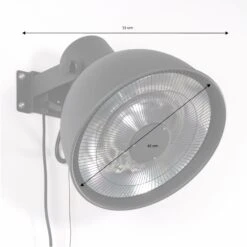 Parasol Chauffant électrique 2000w Mural - Lapland - Chauffage D’extérieur Type Halogène. 3 Niveaux De Chauffe (800w / 1200w / -Jardinage Fournitures Soldes 645b908d03f2b5.98471803