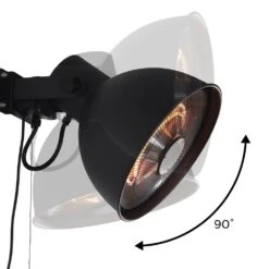 Parasol Chauffant électrique 2000w Mural - Lapland - Chauffage D’extérieur Type Halogène. 3 Niveaux De Chauffe (800w / 1200w / -Jardinage Fournitures Soldes 645b908d087cc4.02053150