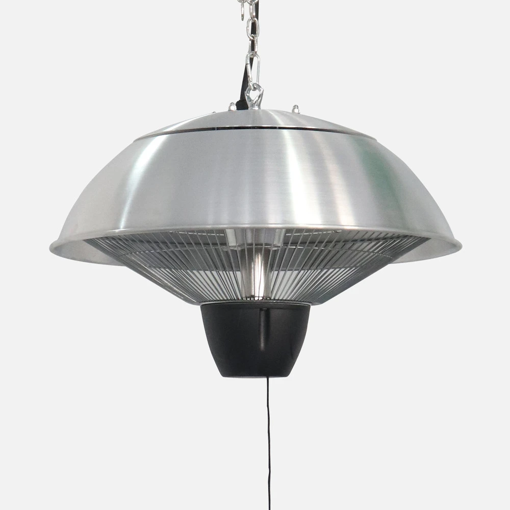 Parasol Chauffant électrique Suspendu 1500w – Oslo – Chauffage D’extérieur Type Halogène. Kit De Suspension Inclus (chaîne Et 3 Parasol Chauffant électrique Suspendu 1500w – Oslo – Chauffage D’extérieur Type Halogène. Kit De Suspension Inclus (chaîne Et