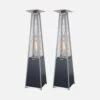 Lot De 2 Chauffages D'extérieur - Sweden - Parasols Chauffants Gaz Pyramide. Design. Véritable Flamme. Roulettes Incluses 1 Lot De 2 Chauffages D'extérieur - Sweden - Parasols Chauffants Gaz Pyramide. Design. Véritable Flamme. Roulettes Incluses -Jardinage Fournitures Soldes 645b909370fc40.40658386