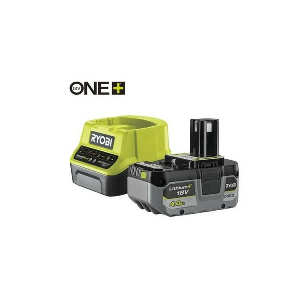 Ryobi 1 Batterie Lithium+ 18v - 4,0 Ah Compacte Et 1 Chargeur Rapide 2,0 A 4 Ryobi 1 Batterie Lithium+ 18v - 4,0 Ah Compacte Et 1 Chargeur Rapide 2,0 A – Image 2