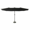 Parasol Double 2,7x4,6m Linai Noir -Jardinage Fournitures Soldes 645b9446717bd2.28147242