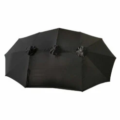 Parasol Double 2,7x4,6m Linai Noir -Jardinage Fournitures Soldes 645b944688e0a2.78129386
