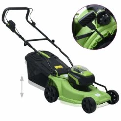 VIDAXL Tondeuse à Gazon Sans Fil Et Jeu D'outils électriques De Jardin -Jardinage Fournitures Soldes 645ce737845dc2.83193373