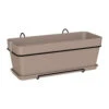 - Kit Jardiniere Capri 50cm V2 Taupe 50,2 X 28,5 X H20,7 Cm - 1,54l -Jardinage Fournitures Soldes 645cf545a6f0b8.76824010