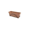 Jardiniere 50x20cm Avec Plateau Et Support Balcon - Anthracite -Jardinage Fournitures Soldes 645cf5c1741821.96284099