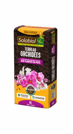 Solabiol Terorc6 | Terreau Orchidées | Tourbe Et Ecorces De Pin | Brun | 6 L |
