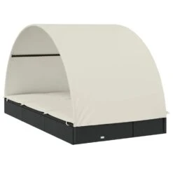 VIDAXL Transat 2 Places Avec Toit Rond Noir 211x112x140 Cm 13 VIDAXL Transat 2 Places Avec Toit Rond Noir 211x112x140 Cm -Jardinage Fournitures Soldes 645eceef0d3726.63817551