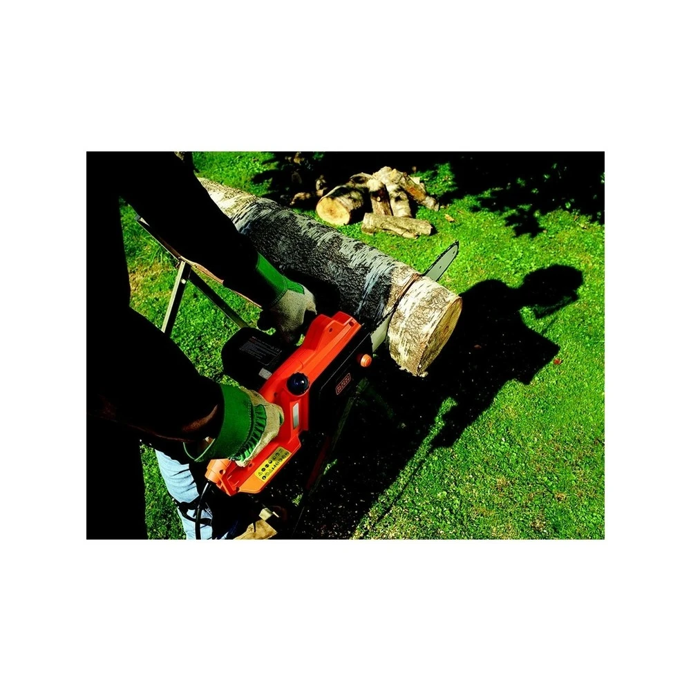 Black & Decker Tronçonneuse Electrique 1800w Lame 40cm Graissage Automatique Black+decker Cs1840-qs 6 Black & Decker Tronçonneuse Electrique 1800w Lame 40cm Graissage Automatique Black+decker Cs1840-qs – Image 4