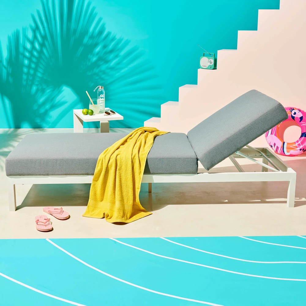 Bain De Soleil En Aluminium Blanc 7 Bain De Soleil En Aluminium Blanc â Image 5