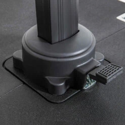 Parasol Déporté 2x3 M Et 4 Dalles à Remplir Aluminium Taupe -Jardinage Fournitures Soldes 646e58dd295587.84441247