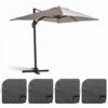 Parasol Déporté 2x3 M Et 4 Dalles à Remplir Aluminium Taupe 1 Parasol Déporté 2x3 M Et 4 Dalles à Remplir Aluminium Taupe -Jardinage Fournitures Soldes 646e58dd4cef62.95509276