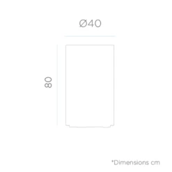 Pot De Fleurs Hortensia 40 High ø40x80cm - Anthracite 7 Pot De Fleurs Hortensia 40 High ø40x80cm - Anthracite -Jardinage Fournitures Soldes 6470a37324bb79.60523256