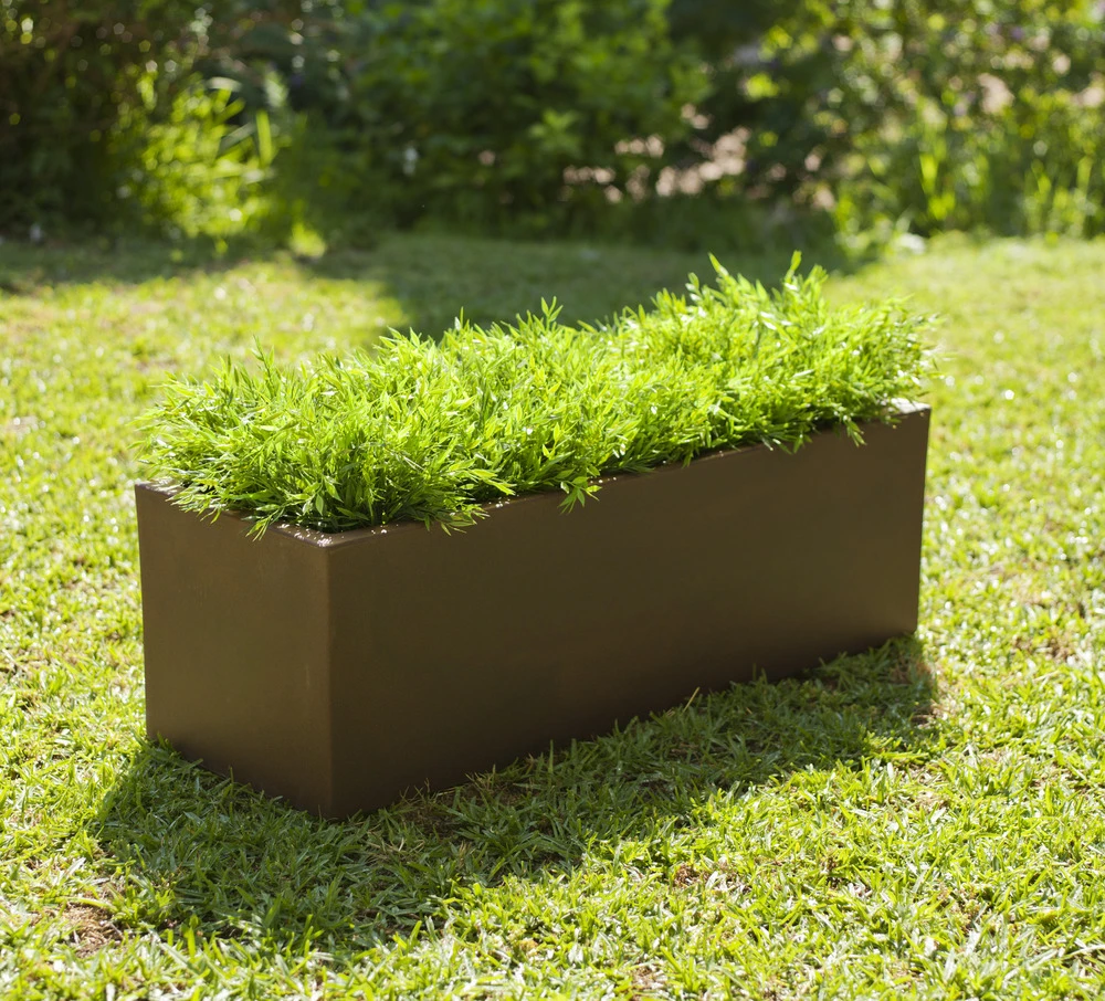 Jardinière Jara 100x40x36cm - Bronze 4 Jardinière Jara 100x40x36cm - Bronze – Image 2