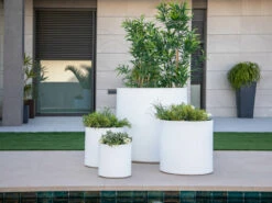 Pot De Fleurs Hortensia 50 ø50x50cm - Blanc -Jardinage Fournitures Soldes 6470a38a9e7934.36220189