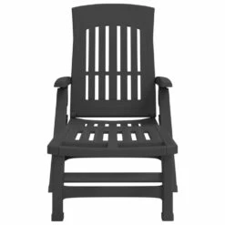 VIDAXL Chaise Longue Pliable Avec Roues Anthracite Pp 11 VIDAXL Chaise Longue Pliable Avec Roues Anthracite Pp -Jardinage Fournitures Soldes 6470a72b1235e9.73168520