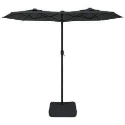 VIDAXL Parasol à Double Tête Avec Led Anthracite 316x240 Cm 12 VIDAXL Parasol à Double Tête Avec Led Anthracite 316x240 Cm -Jardinage Fournitures Soldes 6470a733c68fd0.40024087