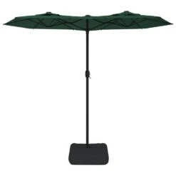 VIDAXL Parasol à Double Tête Avec Led Vert 316x240 Cm 12 VIDAXL Parasol à Double Tête Avec Led Vert 316x240 Cm -Jardinage Fournitures Soldes 6470a7391a9104.25587278