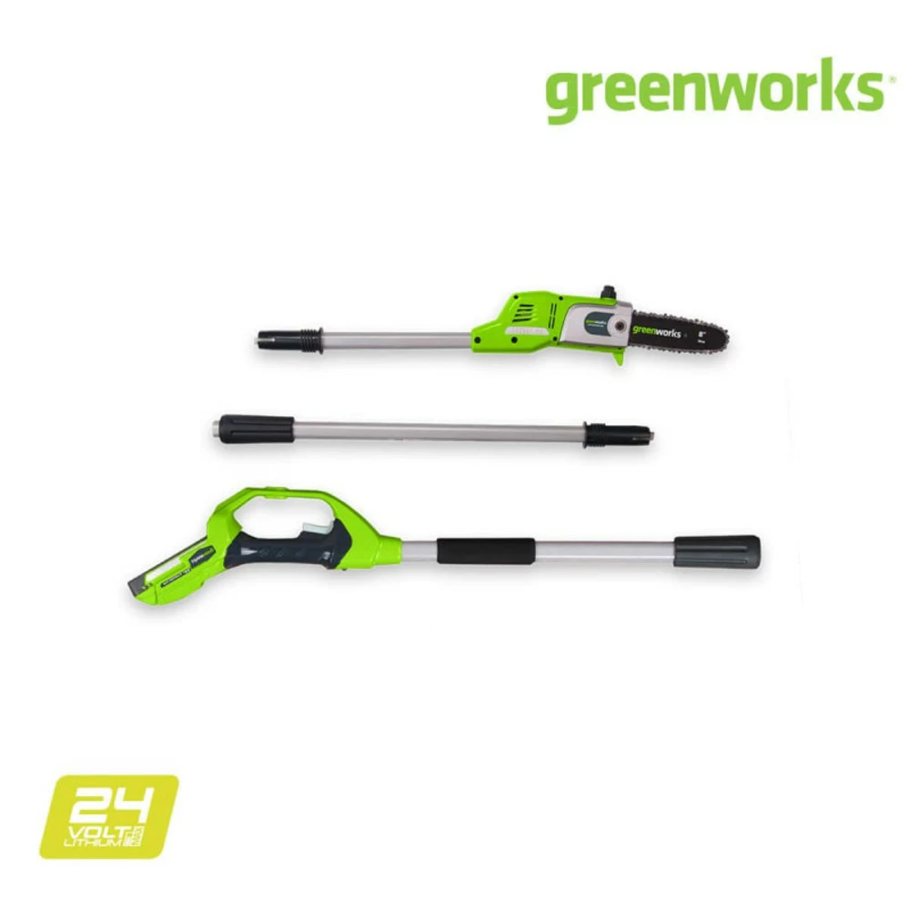 Elagueuse Sur Perche Greenworks 24v - 20 Cm - Sans Batterie Ni Chargeur - G24ps20 4 Elagueuse Sur Perche Greenworks 24v - 20 Cm - Sans Batterie Ni Chargeur - G24ps20 – Image 2