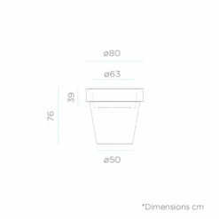 Pot De Fleurs Magnolia 80 ø80x76cm - Anthracite 6 Pot De Fleurs Magnolia 80 ø80x76cm - Anthracite -Jardinage Fournitures Soldes 6478c7f206d9d9.17428844