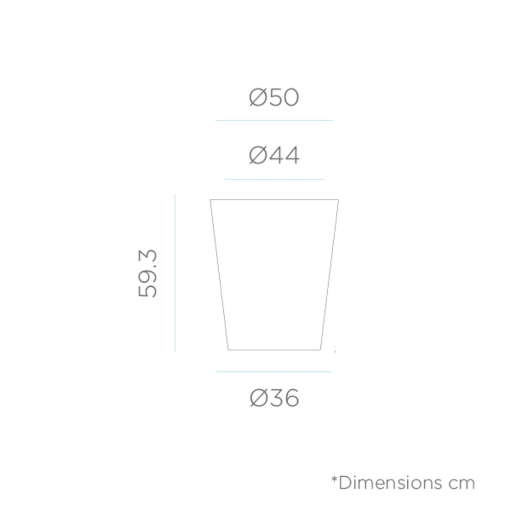 Pot De Fleurs Gerbera ø50x59,5cm - Couleur Terracota 6 Pot De Fleurs Gerbera ø50x59,5cm - Couleur Terracota – Image 4