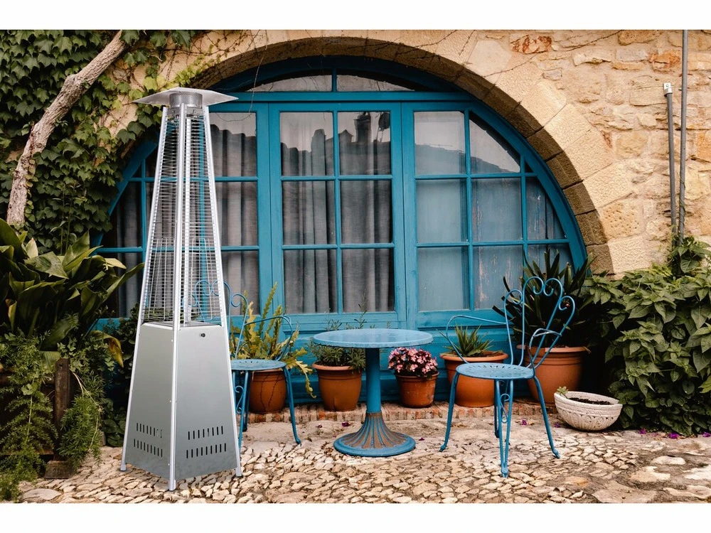 Parasol Chauffant Gaz "kheops" 13 Kw - Acier 4 Parasol Chauffant Gaz "kheops" 13 Kw - Acier – Image 2