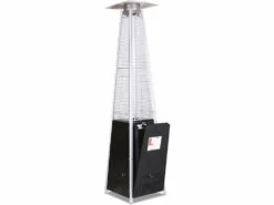 Parasol Chauffant Gaz "kheops" 13 Kw - Noir -Jardinage Fournitures Soldes 6478f27094c5b9.69126310