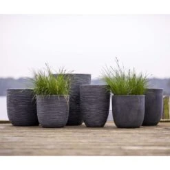 Pot à Fleurs Waste Smooth 35x34 Cm Gris -Jardinage Fournitures Soldes 6479895f501a49.74021567