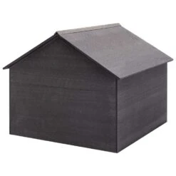VIDAXL Garage Pour Tondeuse à Gazon Gris 80x80x70 Cm Wpc -Jardinage Fournitures Soldes 6479899cd3ccf3.55698697