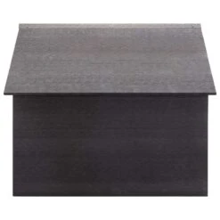 VIDAXL Garage Pour Tondeuse à Gazon Gris 80x80x70 Cm Wpc -Jardinage Fournitures Soldes 6479899cdae262.79794767