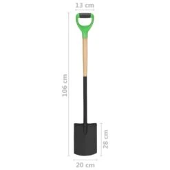 VIDAXL Bêche à Creuser De Jardin Avec Poignée En D Acier Et Bois Dur -Jardinage Fournitures Soldes 64798cc502c921.56715186