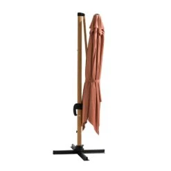 Parasol Déporté 3x3m Et 4 Dalles à Remplir Effet Bois Argile -Jardinage Fournitures Soldes 647ecfd7c6ced7.15164382