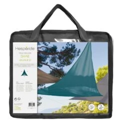 Voile D'ombrage Triangulaire Shae Bleu Canard -Jardinage Fournitures Soldes 647f7ca4eb2227.83019632