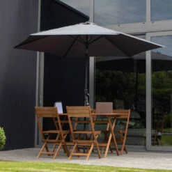 Parasol Droit Inclinable 3m Et 4 Dalles Lestées Aluminium Gris 12 Parasol Droit Inclinable 3m Et 4 Dalles Lestées Aluminium Gris -Jardinage Fournitures Soldes 6480223e145238.74619408