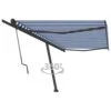 VIDAXL Auvent Automatique Sur Pied 500x350 Cm Bleu/blanc 2 VIDAXL Auvent Automatique Sur Pied 500x350 Cm Bleu/blanc -Jardinage Fournitures Soldes 6480d1d8b630e9.42322318
