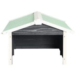 VIDAXL Garage De Tondeuse à Gazon 72x87x50 Cm Gris Et Blanc Sapin -Jardinage Fournitures Soldes 6480d34d8c0866.09742867