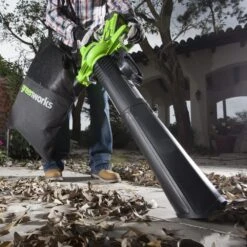 Greenworks Aspirateur De Pelouse à Main 40 V Vert -Jardinage Fournitures Soldes 6480d34fde14a0.88378429