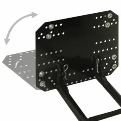 VIDAXL Chasse-neige Pour Vtt 115x38 Cm Noir -Jardinage Fournitures Soldes 6480d37b94d087.93308578