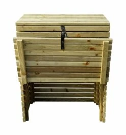 Composteur En Bois Avec Trappes - 320 L - Küb -Jardinage Fournitures Soldes 64827643a75f45.17518753
