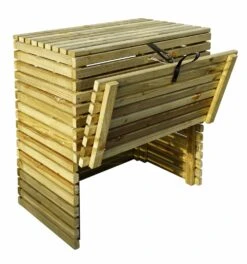 Composteur En Bois Avec Trappes - 320 L - Küb -Jardinage Fournitures Soldes 64827643ac7cb7.11327506