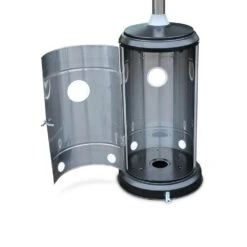 Lot De 2 Chauffages D'extérieur Gaz 12.5kw - Finland - Parasols Chauffants En Acier Inoxydable. Réglable. Porte En Façade Et -Jardinage Fournitures Soldes 6483189fed9dc7.75204918