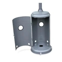 Lot De 2 Chauffages Extérieur à Gaz Gris. Parasols Chauffants De Terrasse Finland 12.5kw Avec Roulettes -Jardinage Fournitures Soldes 648318a4d49e31.07118611