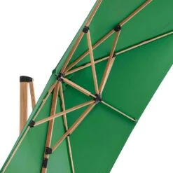 Parasol Déporté Carré 3x3m Effet Bois Vert Cactus -Jardinage Fournitures Soldes 648864fbda0611.28756549