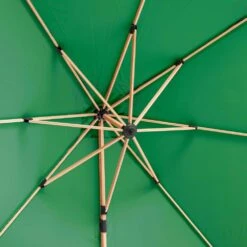 Parasol Déporté Carré 3x3m Effet Bois Vert Cactus -Jardinage Fournitures Soldes 648864fc19e392.22851131