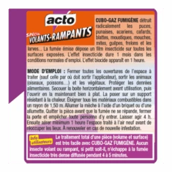 Acto Cubo Gaz - Fumigène Insecticide Polyvalent | Fabriqué En France -Jardinage Fournitures Soldes 648993b52e3250.39197527