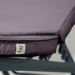 Coussin Bain De Soleil - Matelas Pour Transat Dehoussable- 185x60x5cm - Gris Carbone -Jardinage Fournitures Soldes 648b51cfd342c9.11572345