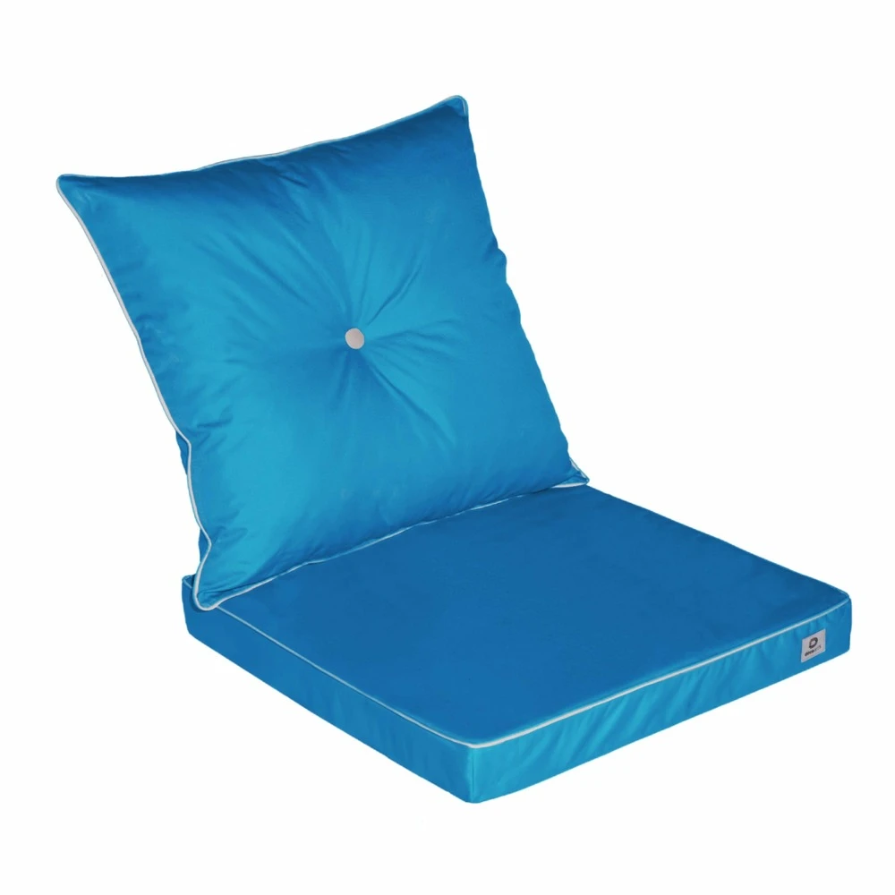Coussin De Remplacement Pour Chaise, Fauteuil Jardin 60 X 60 Cm – Bleu Petrole 3 Coussin De Remplacement Pour Chaise, Fauteuil Jardin 60 X 60 Cm – Bleu Petrole