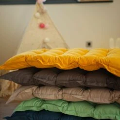 Coussin Capitonné Confort Intérieur Extérieur 120x60cm - Vert Mint -Jardinage Fournitures Soldes 648b5534db40f8.15564282