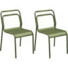 Chaises En Aluminium Eos (lot De 2) -Jardinage Fournitures Soldes 648c445a2a2a19.49768920